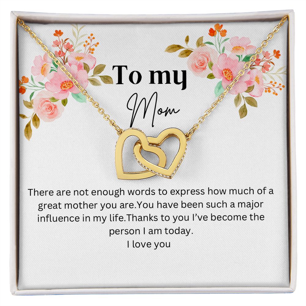 To my mom necklace
