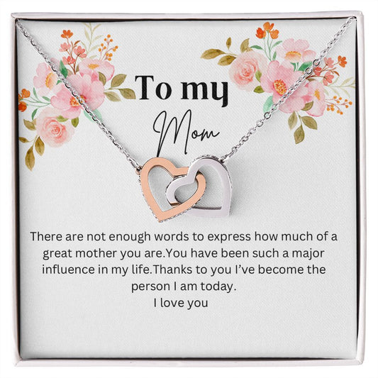 To my mom necklace